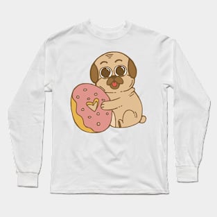 Pug Long Sleeve T-Shirt